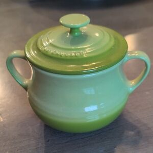 Le Creuset Lime Green Stoneware Soup Pot